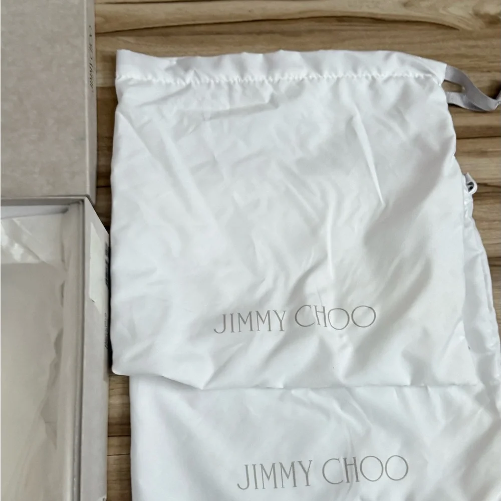 Jimmy Choo Black Averly 100 Heels - Picture 9 of 9